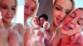 Tana Mongeau sex tape nude onlyfans leak threesome in bathtub