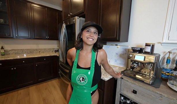 Taliya and Gustavo sex in the kitchen