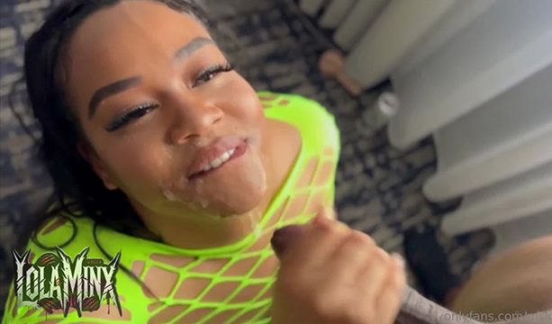 Lola Minx nude bbc blowjob & cumshot